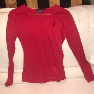 Ladies polo long sleeve